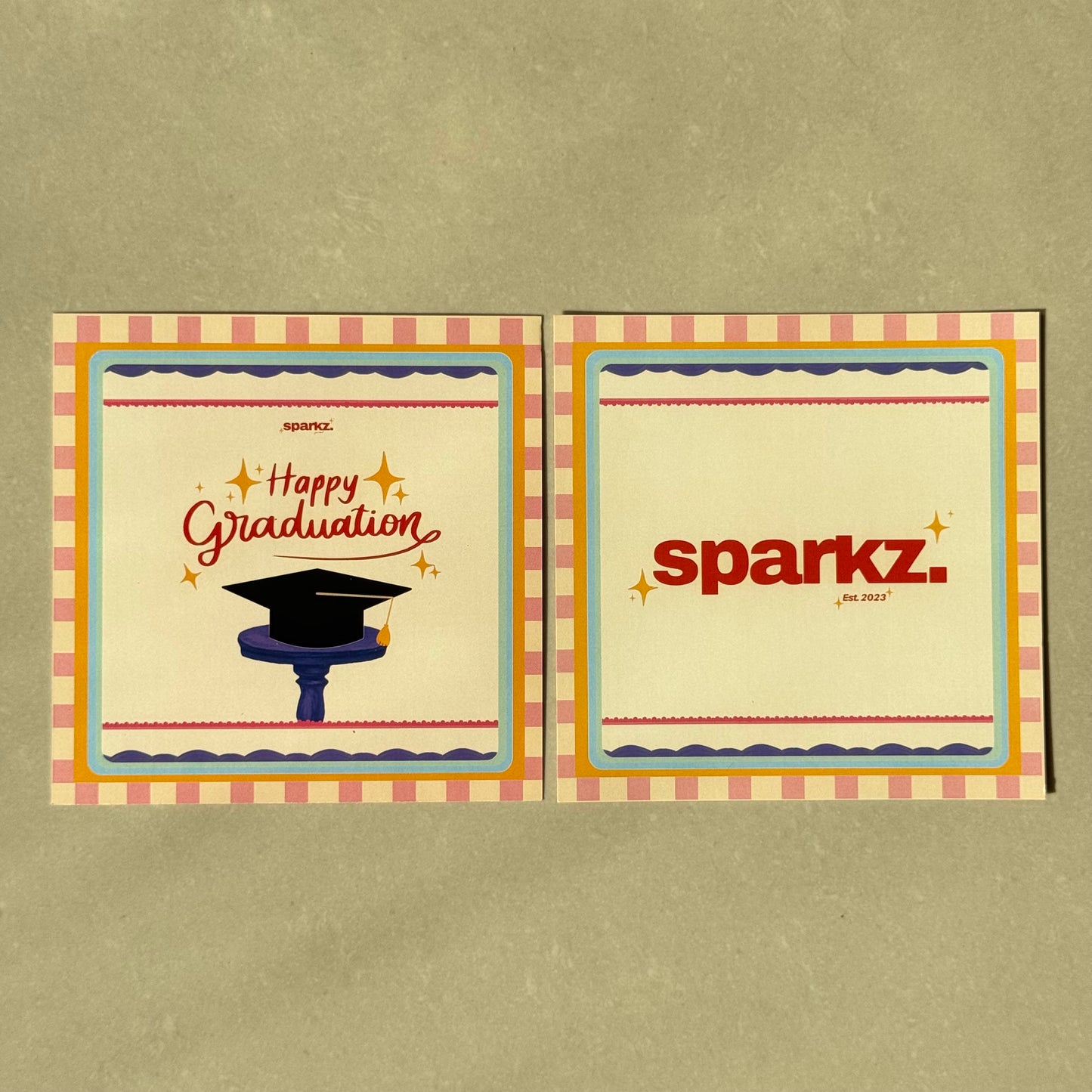 بطاقة تهنئة كبيرة للتخرج 