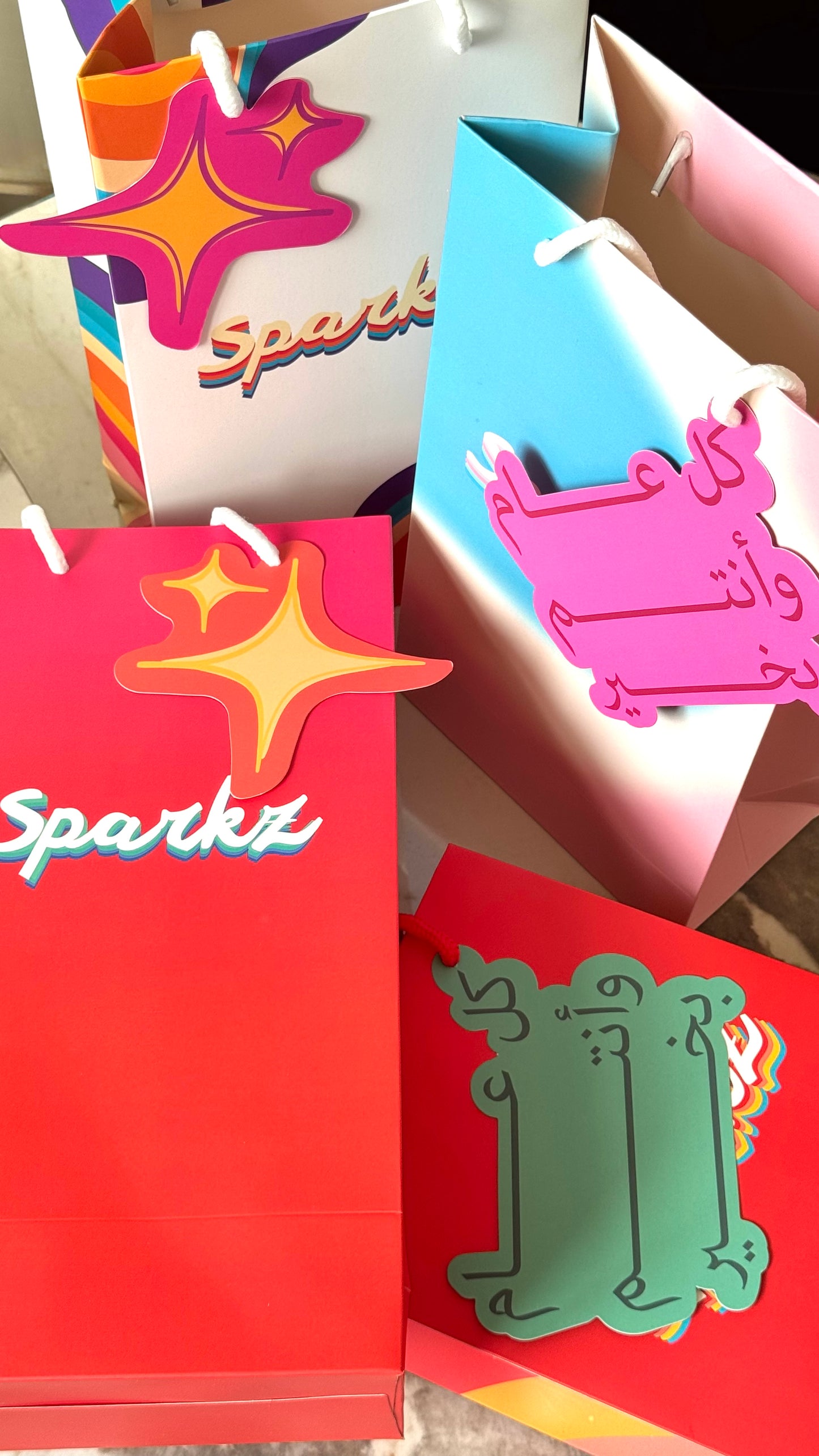 Big Orange Spark Tag